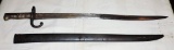 French Chassepot Short Sword Bayonet with Scabbard