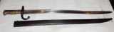 French Chassepot Short Sword Bayonet with Scabbard