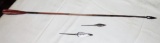 (2) Spear Points &  Early 1800's Arrow