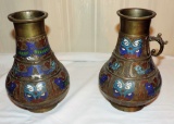 Pair of Cloisonne Vases