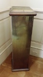 Antique Hollow Brass Pedestal