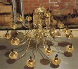 Large Brass Chandelier