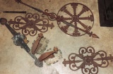 Lot of Antique Decorative Iron