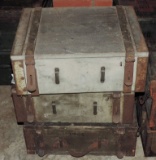 Lot of Military Wooden Field Repair Boxes