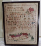 1930's Framed Sampler