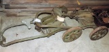 Pair of Russian Maxim 1910 MG Wheeled Sokolov Mount on Wheels