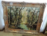 Vintage Original Artist-signed Oil on Canvass