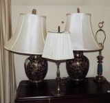 Lot of 4 Decorative Lamps