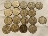 (18) Silver Half Dollars - Mixed