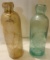 Two 1800’s Blob Top Bottles