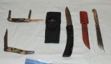 Lot of (4) Vintage Knives