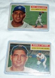 (2) 1956 Topps Baseball Cards