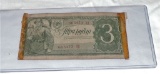 1938 Russian $3 Note