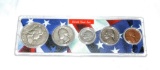 1955 (5) Silver Coin Set