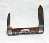 Antique K-Bar 2 Bladed Pocket Knife