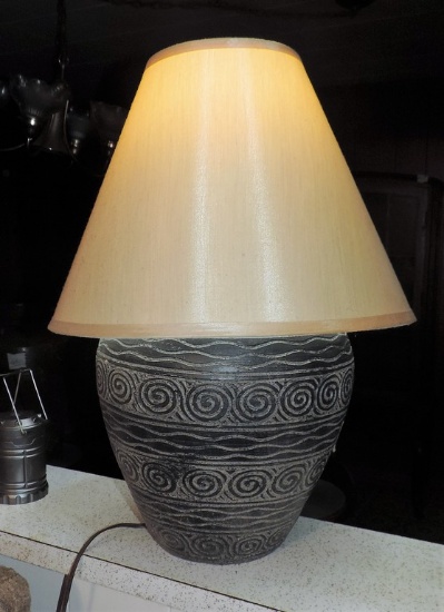 Pottery Lamp