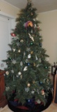 Pre-lite Christmas Tree With Ornaments