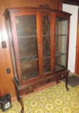 Mahogany Queen Anne China Cabinet From The 1920's