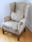 Mitchell Gold Wingback Chair with Down Filling