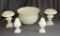 Lot of Cream Colored Porcelain