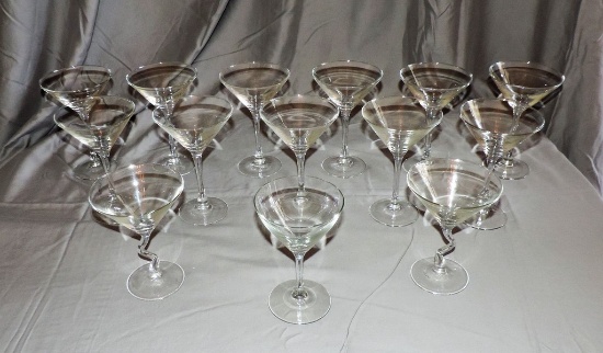 Lot of Martini Glasses