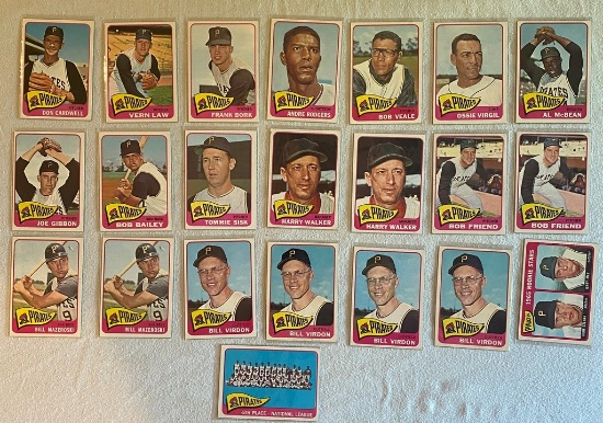 1965 Topps Team Pirates Lot