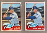 1965 Topps Cubs Lot, Santo