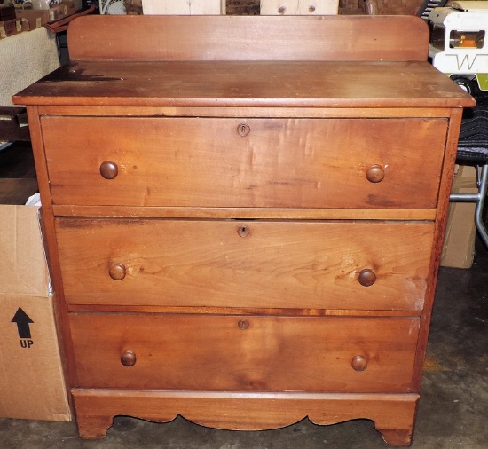 Antique Country Three-Drawer Chest