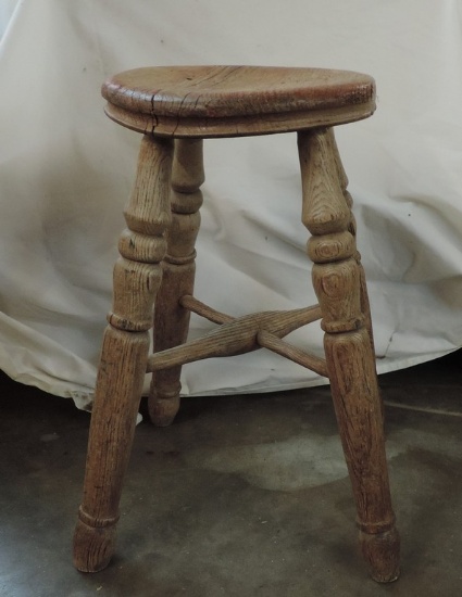 Antique Chestnut Country Stool