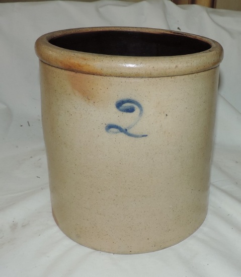 Antique Blue # 2 Salt Glaze Jar