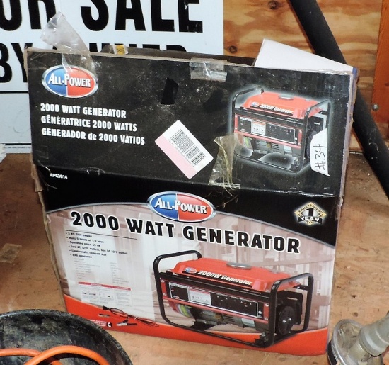 All Power 2000 Watt Generator