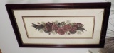 Lot Of Two Framed Floral Prints