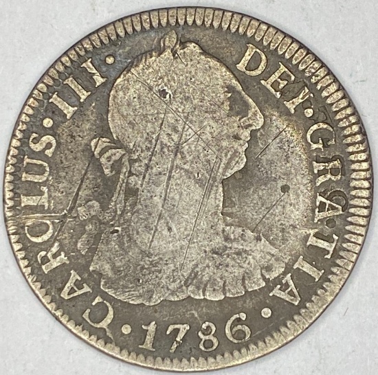1786 Mexico Silver 2 Reales
