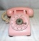 1960's Pink Rotary Telephone