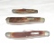 Lot Of Three Old Timer Pocket Knives