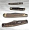 Lot Of Four Imperial & Colonial Pocket Knives