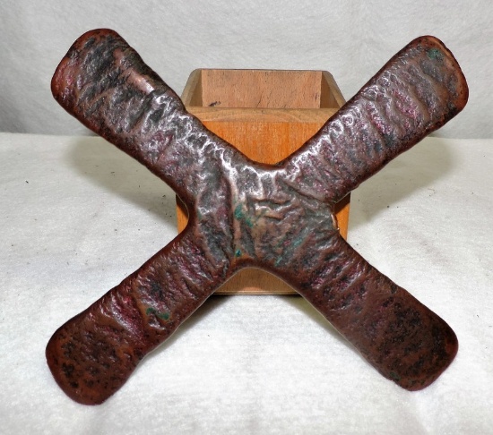 Hand-Forged Bronze X