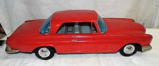 Like New Tin Japanese Friction Mercedes Benz Toy Car