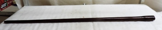 Wood Walking Stick With Small Brass Lid On Top
