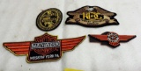 Harley Davidson Patches & Magnets