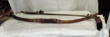 Native American Tourist Ware Hand-Carved Bow With Arrows