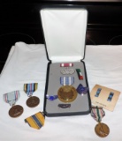 Collection Of US Military Medals & Ribbons