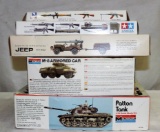 Lot Of Five Open Unused Military Models