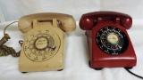 Two Vintage Rotary Telephones