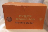 Vintage Pyrex Range Top Double Boiler - NIB