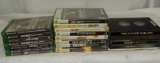 Tray Lot X-Box One And 360 Computer Games