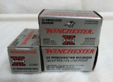 Three Winchester 22 Magnum 50 Bullet Boxes