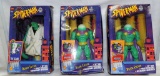 Three New In Box Spiderman Figures