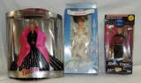 Star Trek & Barbie Figures In Boxes