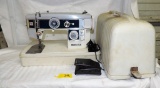 Portable Dressmaker Sewing Machine In Hard Shell Case